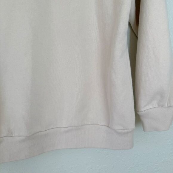 Victoria's Secret PINK beige hooded pullover sweatshirt hoodie XS - Picture 9 of 11